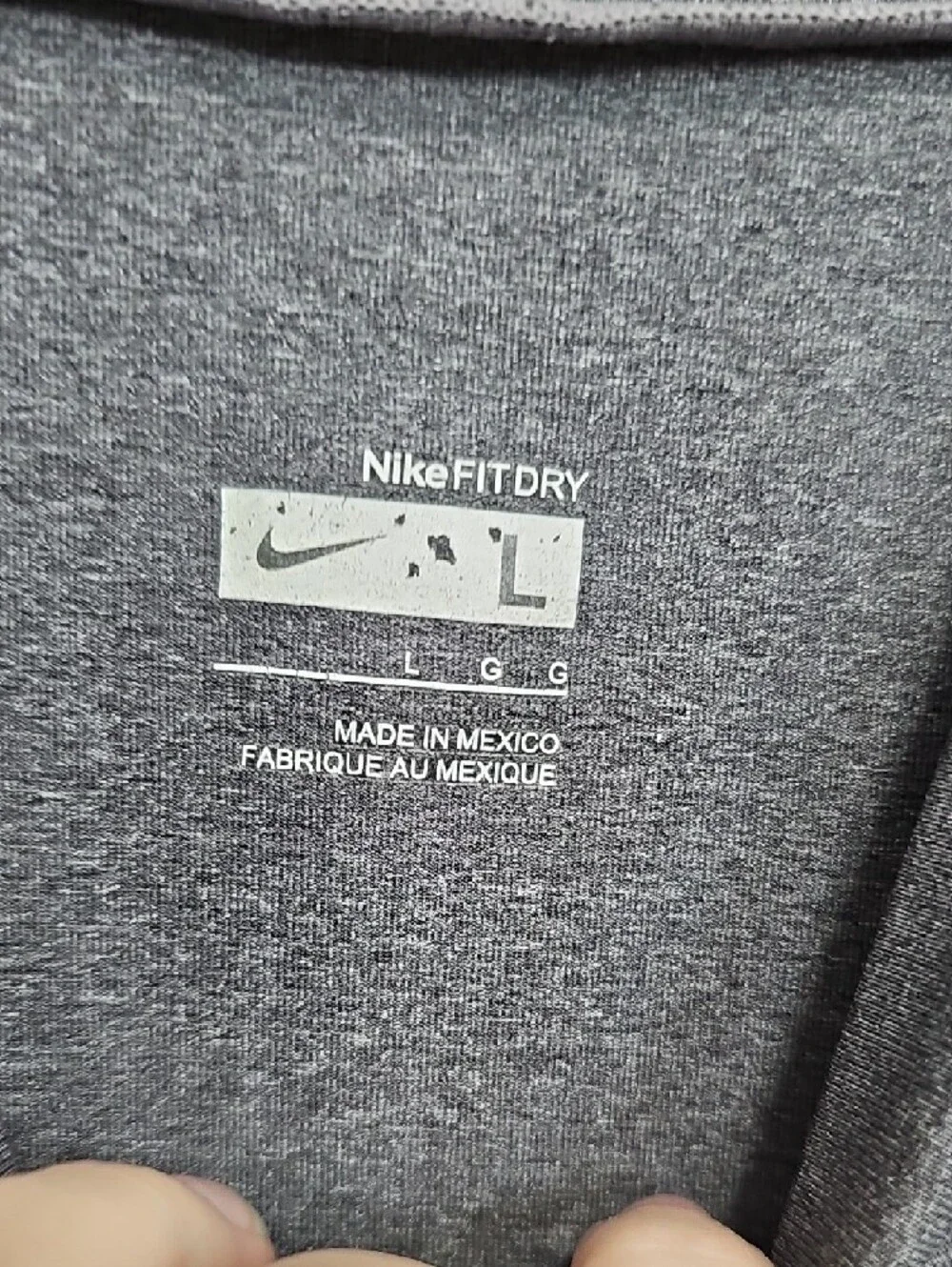 Nike Dark Gray Sleeveless Dri-FIT Muscle Tank